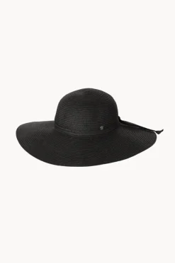 Women Cherry Red Paper Wide Brim Floppy Hat