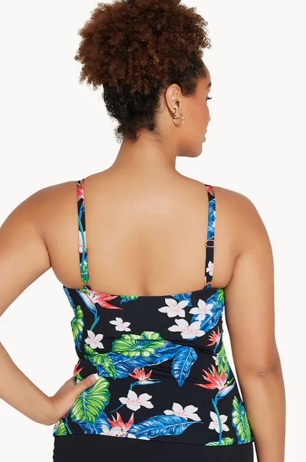 Women Genevieve Paradise Cross Over Tankini Separate