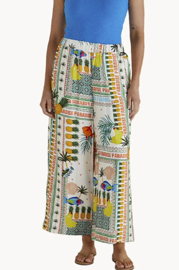 Women Betty Basics Paradise Sable Wide Leg Pant