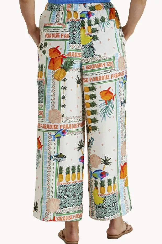 Women Betty Basics Paradise Sable Wide Leg Pant