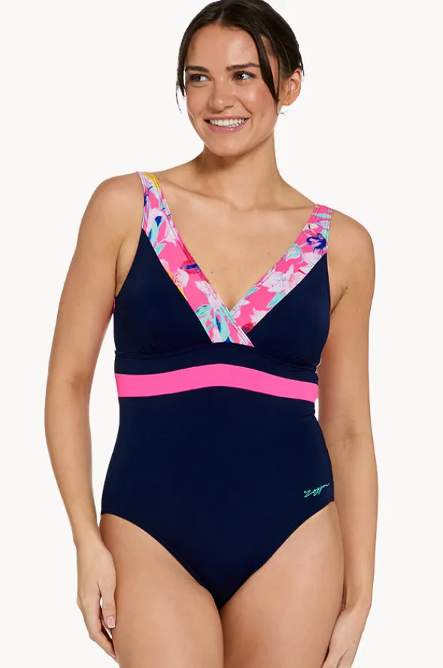 Women Zoggs Paradiso Square Back One Piece