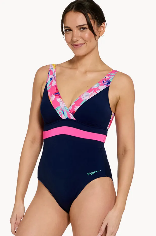 Women Zoggs Paradiso Square Back One Piece