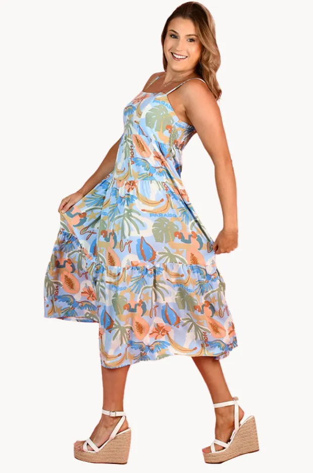 Women Go Girl Paraiso Ellie Midi Dress