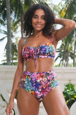 Women Nip Tuck Petunias Marilyn High Waist Pant