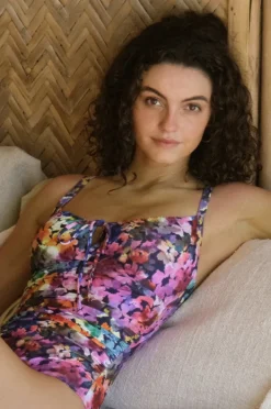 Women Nip Tuck Petunias Monica One Piece