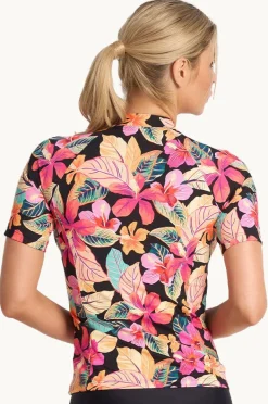 Women Jantzen Phuket Short Sleeve Suntop