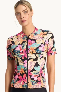 Women Jantzen Phuket Short Sleeve Suntop