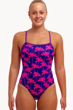 Women Funkita Pinky Palms Single Strap One Piece