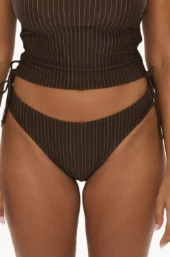 Women Raq Apparel Pinstripe 90's Brief