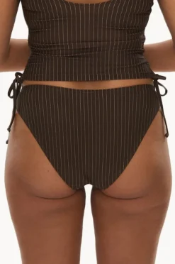 Women Raq Apparel Pinstripe 90's Brief