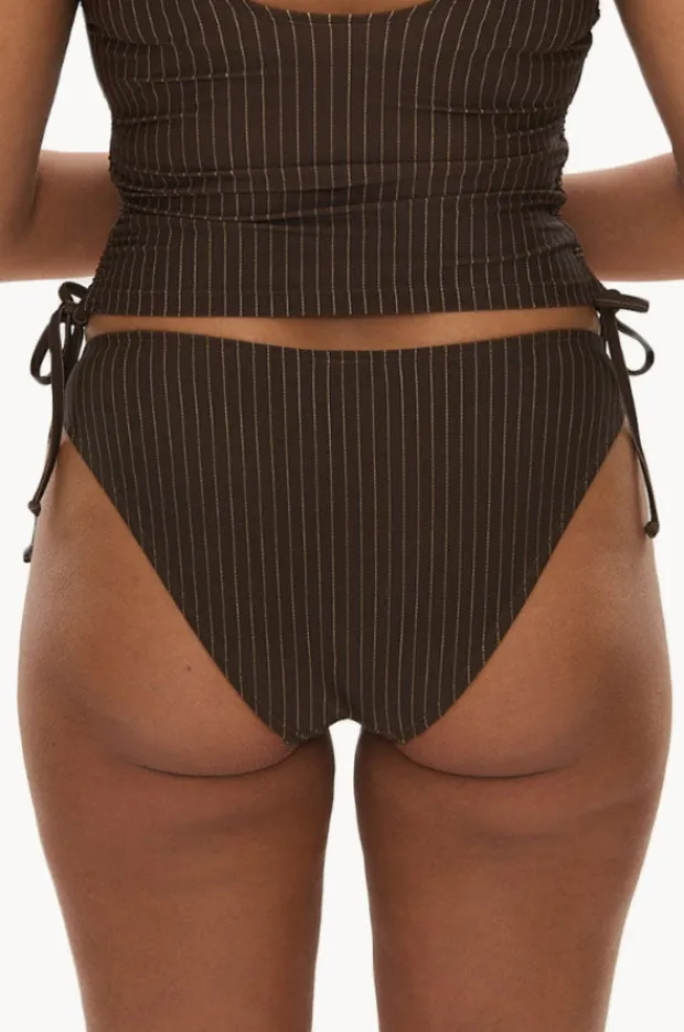 Women Raq Apparel Pinstripe 90's Brief