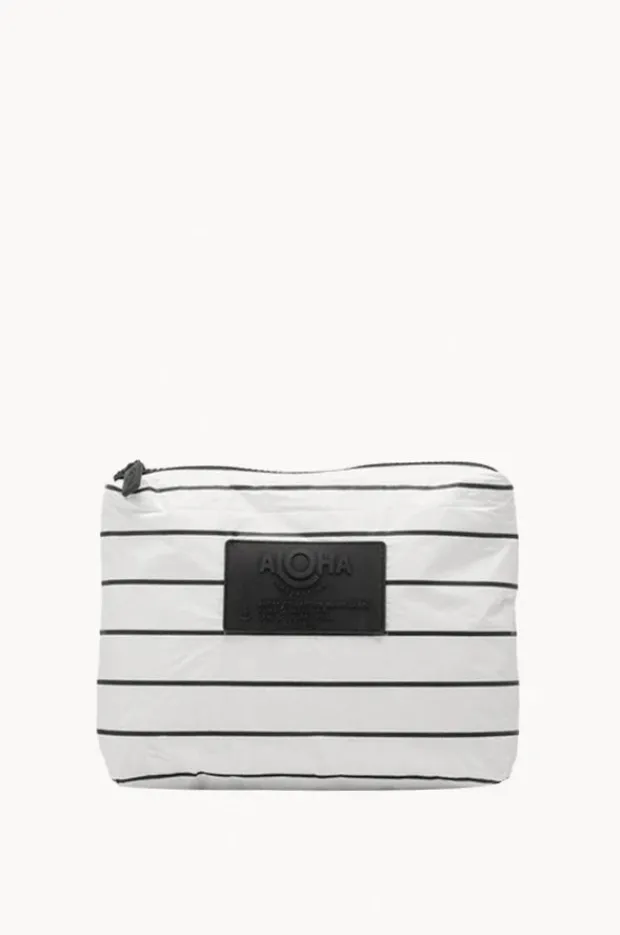 Women Aloha Pinstripe Small Pouch