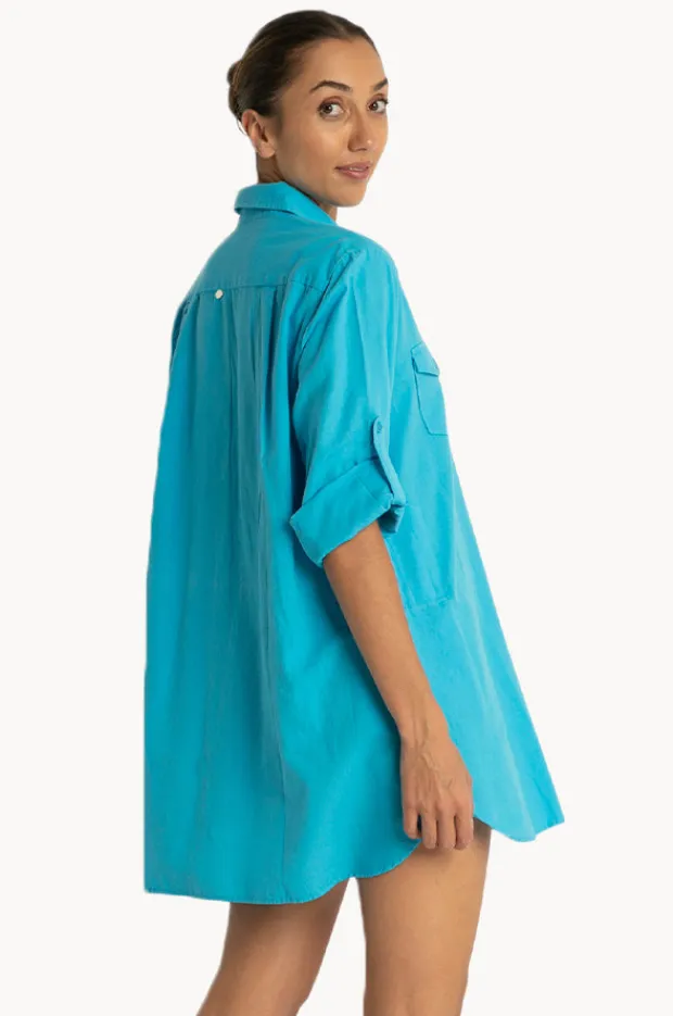 Women Sunseeker Plain Button Through Shirt