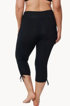 Women Jantzen Plain Capri Tie Side Swim Pant