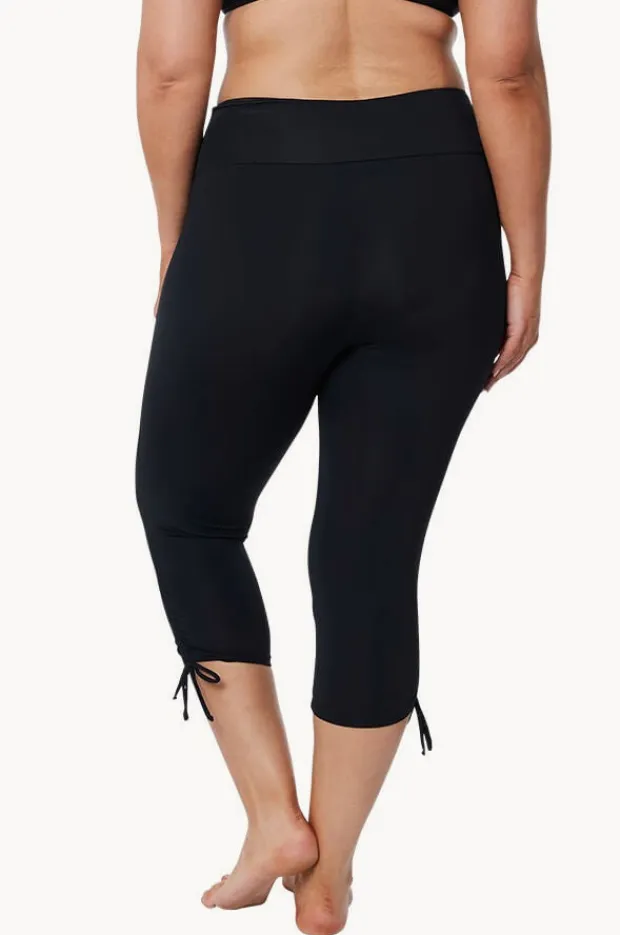 Women Jantzen Plain Capri Tie Side Swim Pant