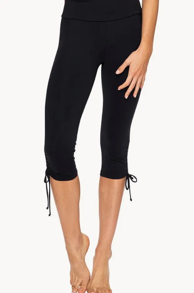 Women Jantzen Plain Capri Tie Side Swim Pant