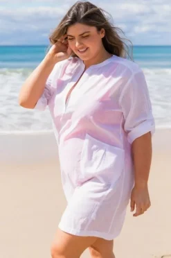 Women Capriosca Plain Cotton Overshirt