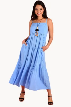 Women Go Girl Plain Ellie Midi Dress