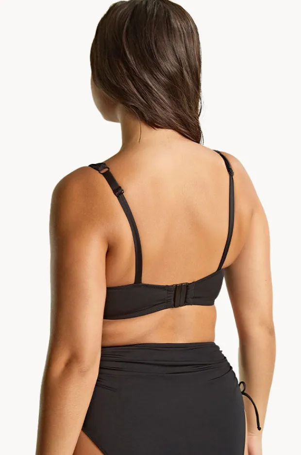 Women Panache Plain Gina H Cup Square Neck Crop