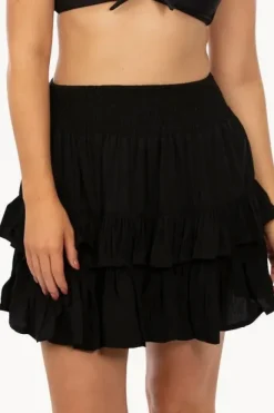 Women Sundrenched Plain Havana Skirt