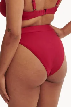 Women Raq Apparel Plain High Leg Brief