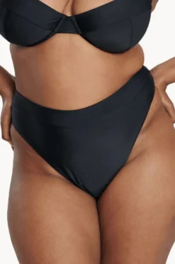 Women Raq Apparel Plain High Leg Brief