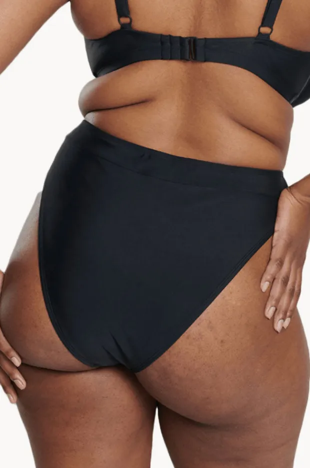 Women Raq Apparel Plain High Leg Brief