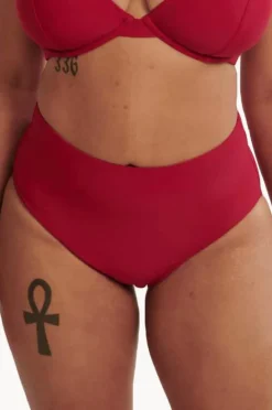Women Raq Apparel Plain High Waist Full Brief