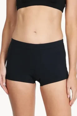 Women Base Swim Plain High Waisted Boyleg