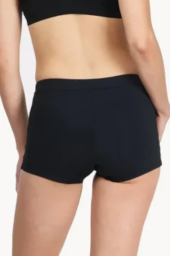 Women Base Swim Plain High Waisted Boyleg