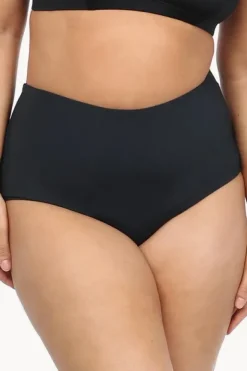 Women Base Swim Plain High Waisted Pant