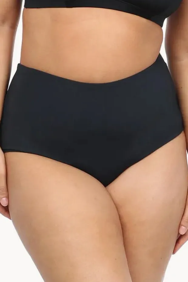 Women Base Swim Plain High Waisted Pant