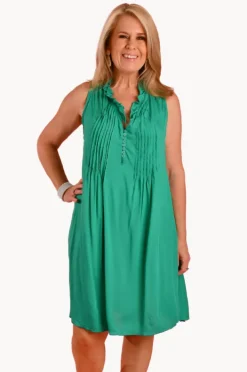 Women Bodacious Plain Lombok Pleat Dress