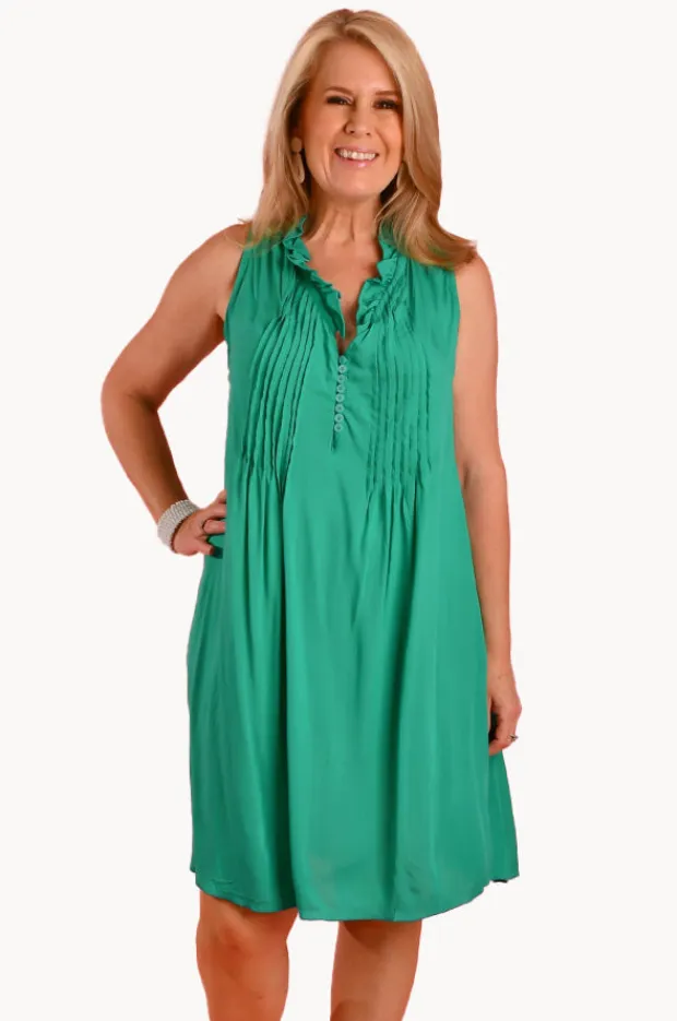 Women Bodacious Plain Lombok Pleat Dress