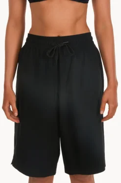 Women Base Swim Plain Long Boardshort