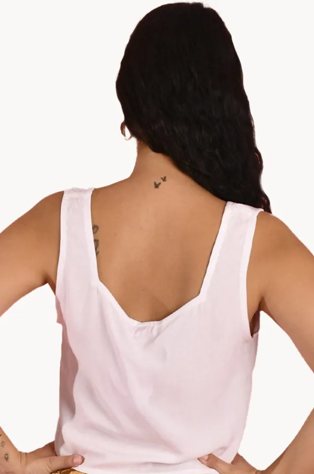 Women Go Girl Plain Marina Crop Top
