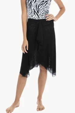 Women Togs Swimwear Plain Mesh Frill Skirt
