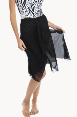 Women Togs Swimwear Plain Mesh Frill Skirt
