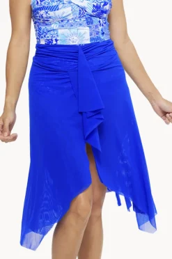 Women Togs Swimwear Plain Mesh Frill Skirt