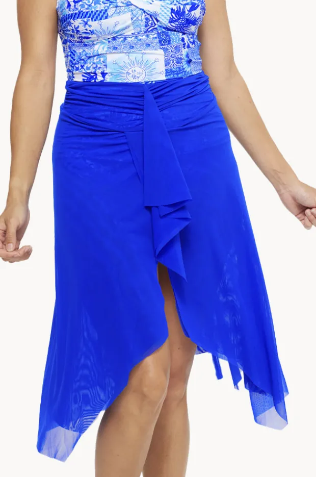 Women Togs Swimwear Plain Mesh Frill Skirt