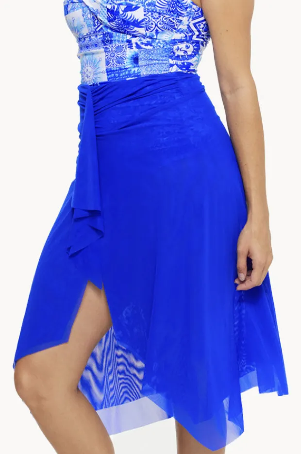Women Togs Swimwear Plain Mesh Frill Skirt