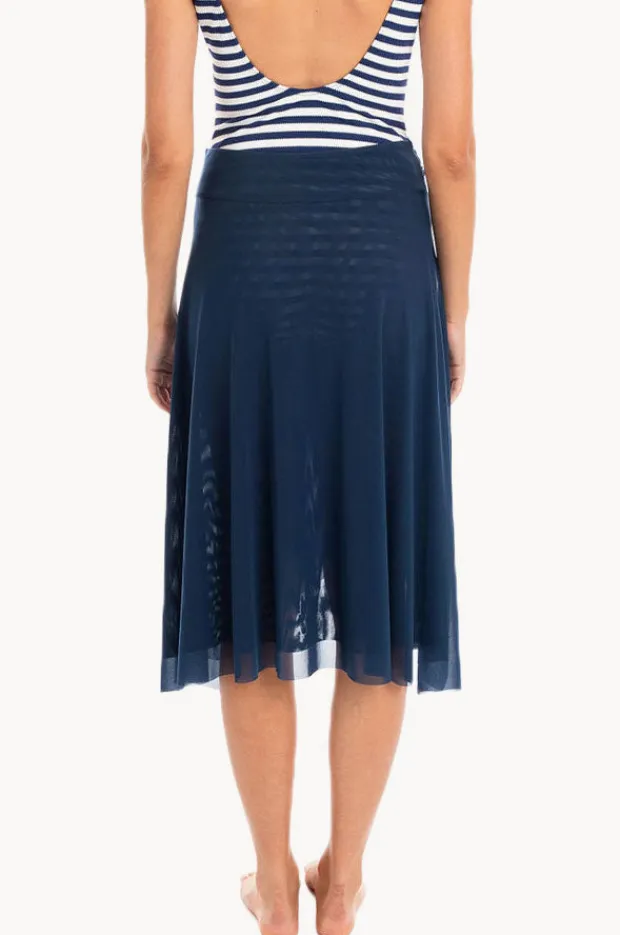 Women Togs Swimwear Plain Mesh Frill Skirt