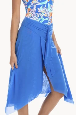 Women Togs Swimwear Plain Mesh Frill Skirt