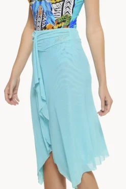Women Togs Swimwear Plain Mesh Frill Skirt