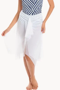 Women Togs Swimwear Plain Mesh Frill Skirt