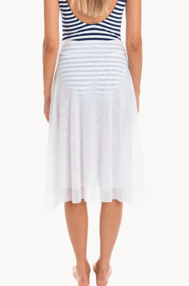 Women Togs Swimwear Plain Mesh Frill Skirt