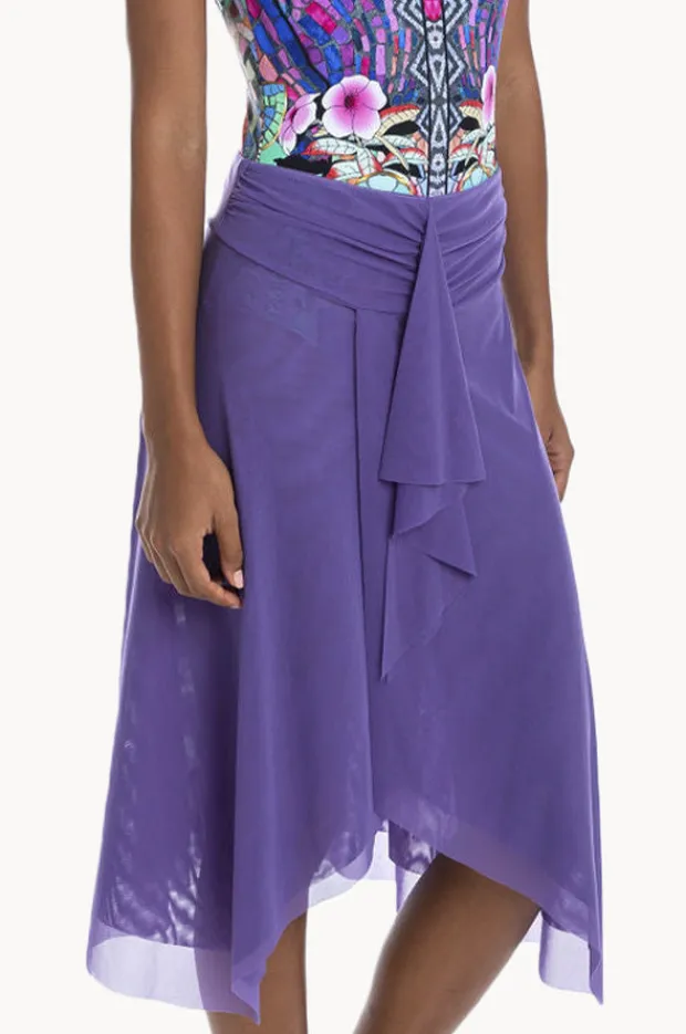 Women Togs Swimwear Plain Mesh Frill Skirt