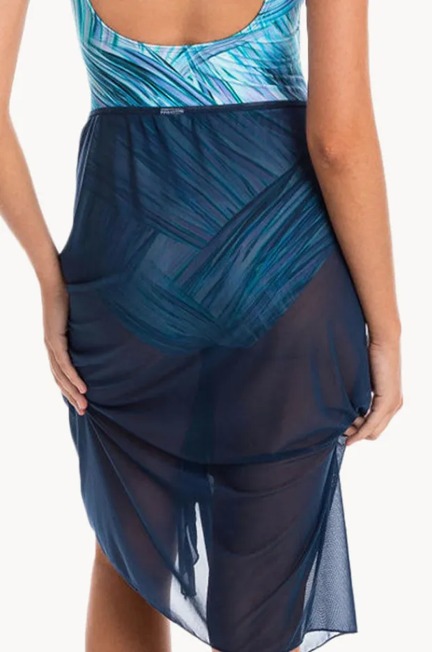 Women Togs Swimwear Plain Mesh Sarong