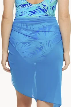Women Togs Swimwear Plain Mesh Sarong