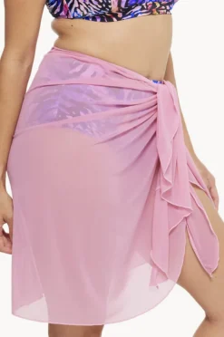 Women Togs Swimwear Plain Mesh Sarong